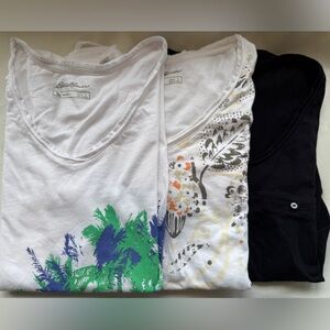 Eddie Bauer women’s large short sleeve shirts